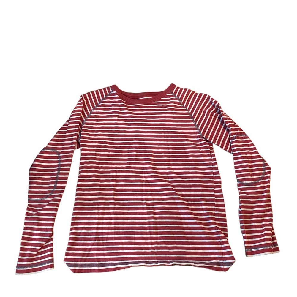 Mini Boden Long sleeve striped boys shirt size 9-10